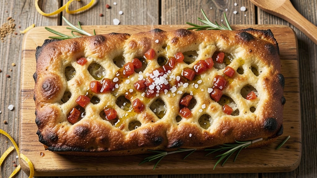 Arrowhead Mills Focaccia Bread Loaf Recipe: Olive Oil Drizzle and Rosemary Crust Magic