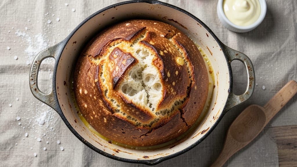 7-Quart Dutch Oven Bread Recipe: Steam-Baked Crust With Tangy Honey Swirl