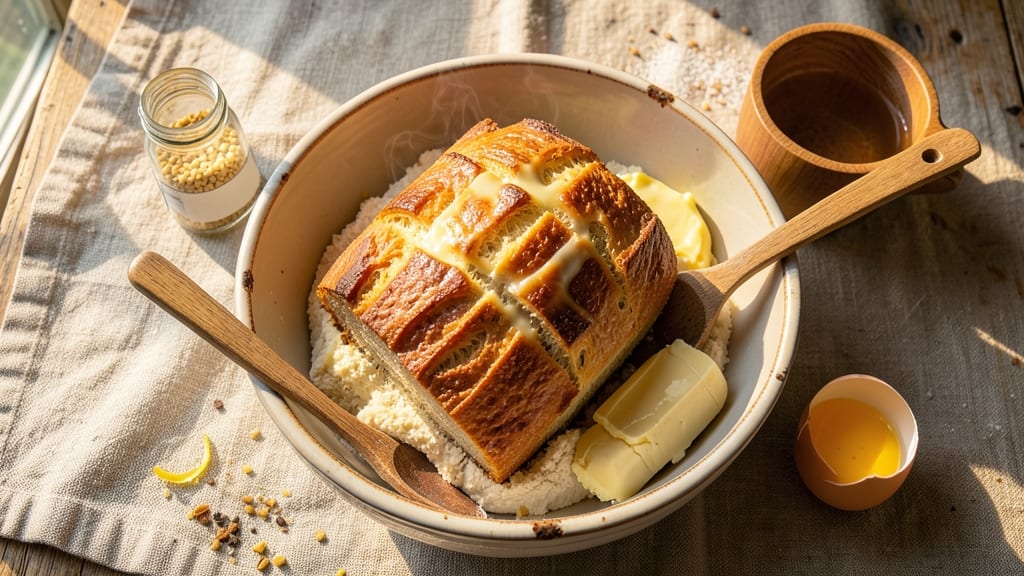 Adelle Davis' Classic Bread Recipe: Warm Spice-Infused Loaf With Crusty Crunch