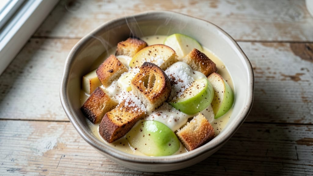 Apple Bread and Butter Pudding Recipe: Warm Spice-Infused Layers with Buttery Crisp Edges