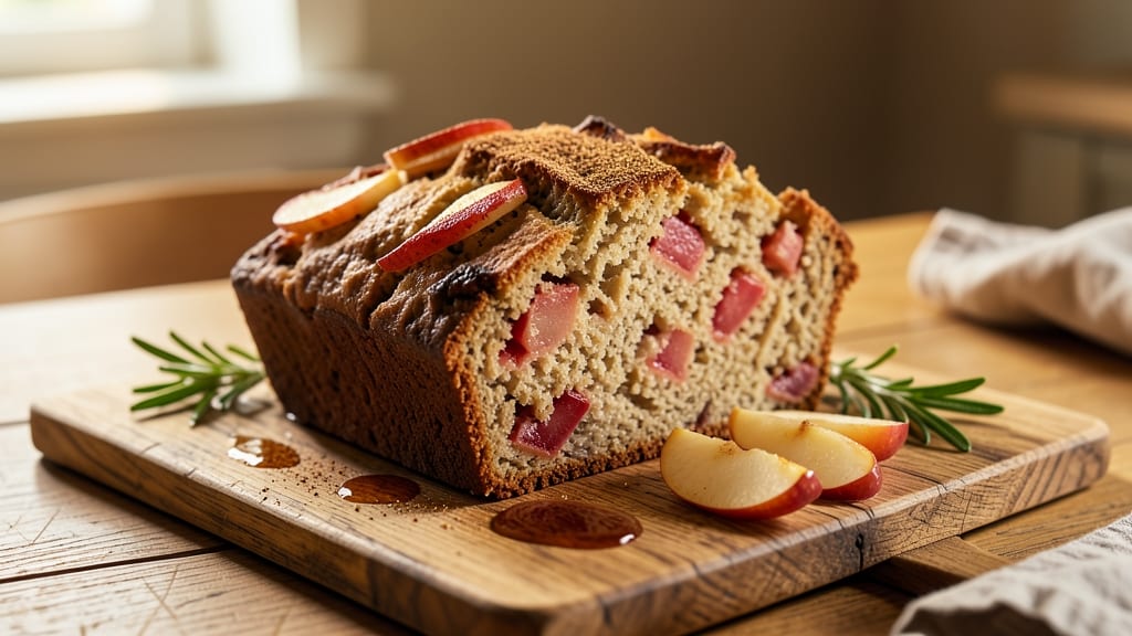 Almond Flour Apple Bread Recipe: Nutty Crust With Apple-Cider Spice Bursts