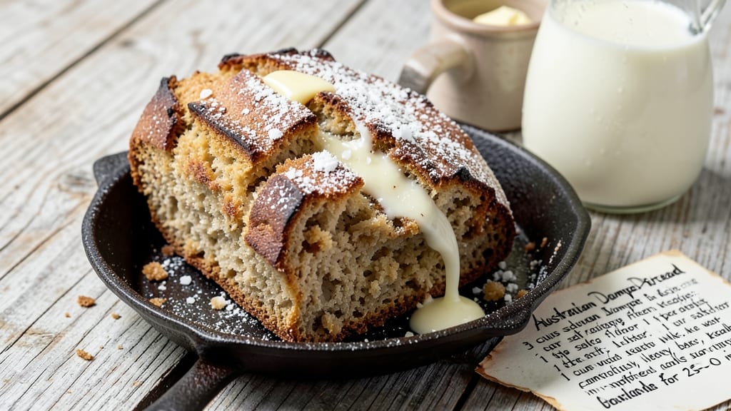 Australian Damper Bread Recipe: Bushfire-Toasted Crust With No-Knead Simplicity
