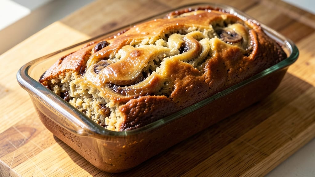 American Banana Bread Recipe: Spiced Swirls and Crusty Crown in One Bake