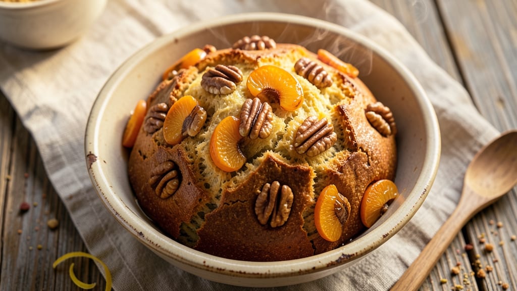 Apricot Walnut Bread Recipe: Honey-Glazed Swirls and Crunchy Top