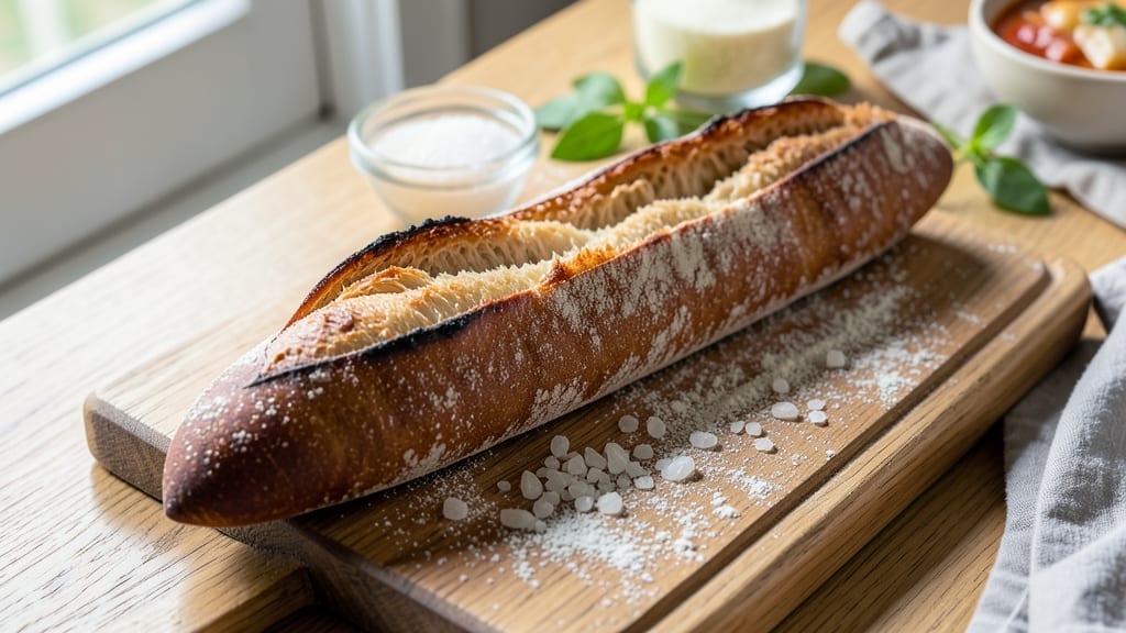 Artisan Baguette Bread Recipe: Crusty Golden Crunch With Airy Light Crumb