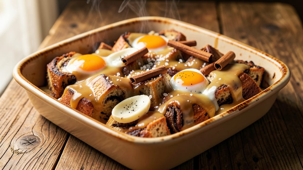 Babka Bread Pudding Recipe: Warm Spice Swirls and Creamy Custard Fusion