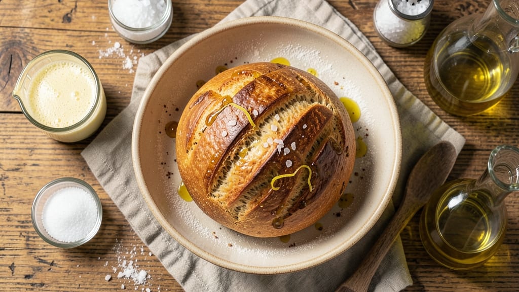 8 Hour Bread Recipe: Crusty, Airy Loaves With Zero Effort