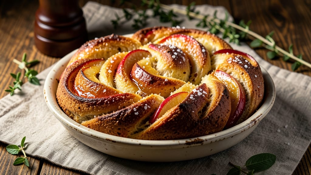 Apple Twist Bread Recipe: Crispy Lattice Top With Apple-Cinnamon Swirls