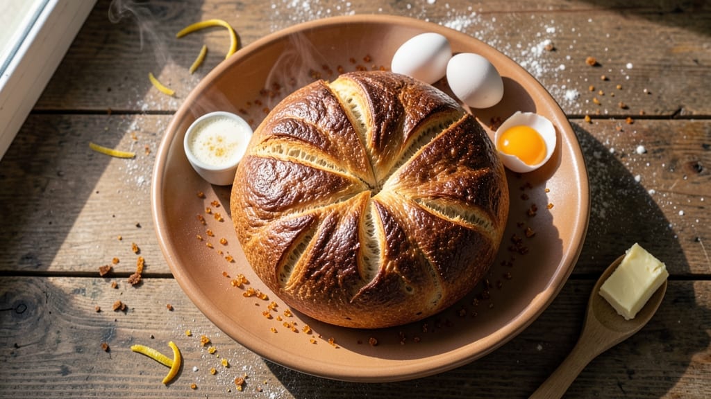 Armenian Gata Bread Recipe: Sweet Cardamom Swirls in Crusty Lattice