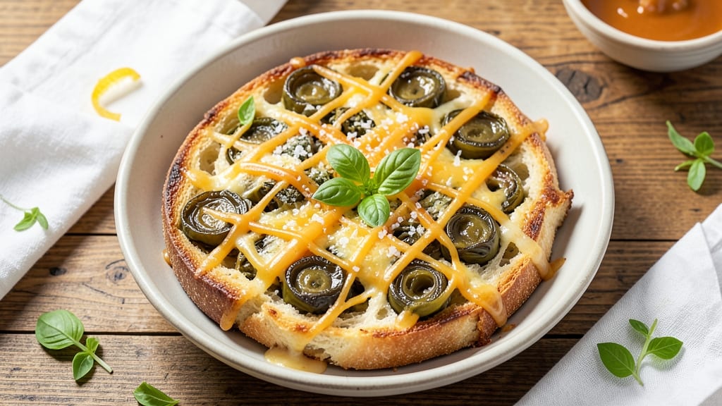 Artichoke Cheese Bread Recipe: Golden Crust With Herby Filling