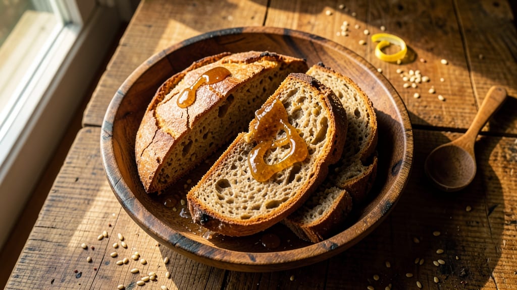 Anglo-Saxon Bread Recipe: Ancient Grain Loaf With Nutty Crust and Open Crumb