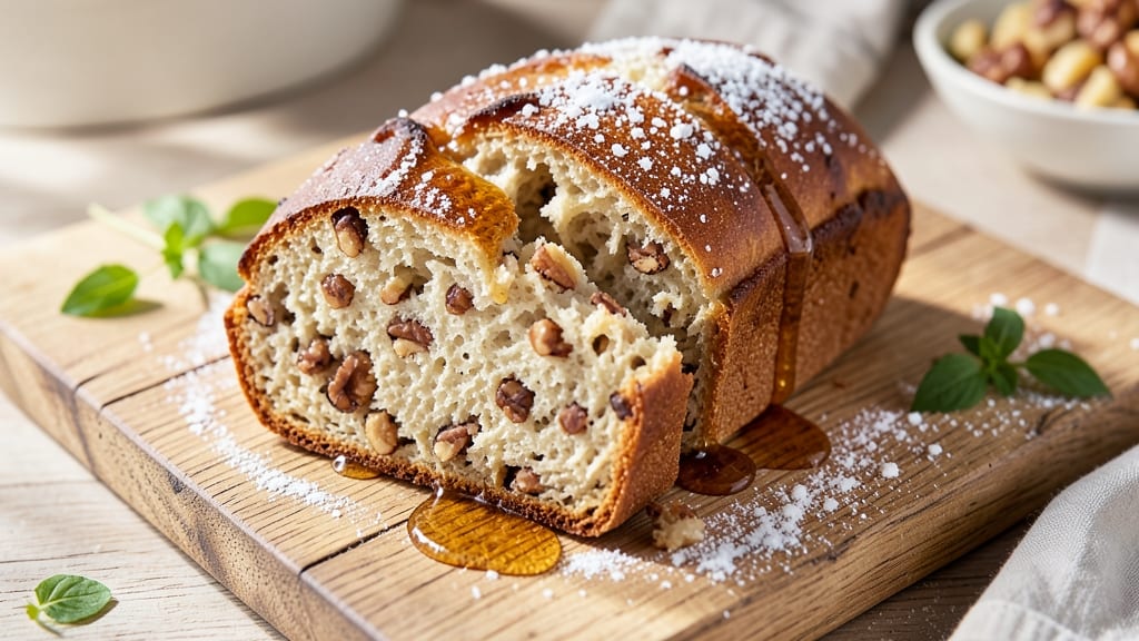 Akasha Bread Recipe: Walnut-Honey Swirls and Crusty Crown Magic