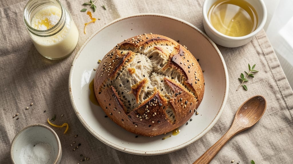 Artisan Seeded Bread Recipe: Crusty Crunch With Nutty Seeds in Every Bite