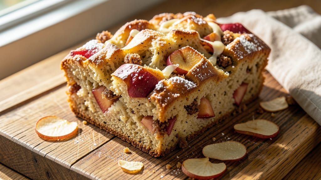 Apple Crunch Bread Recipe: Apple-Cinnamon Streusel That Crunches With Every Slice