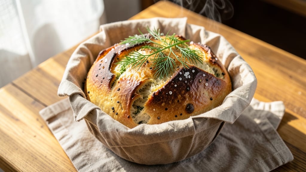Artisan Dill Bread Recipe: Herby Crust With Pillowy Softness Inside