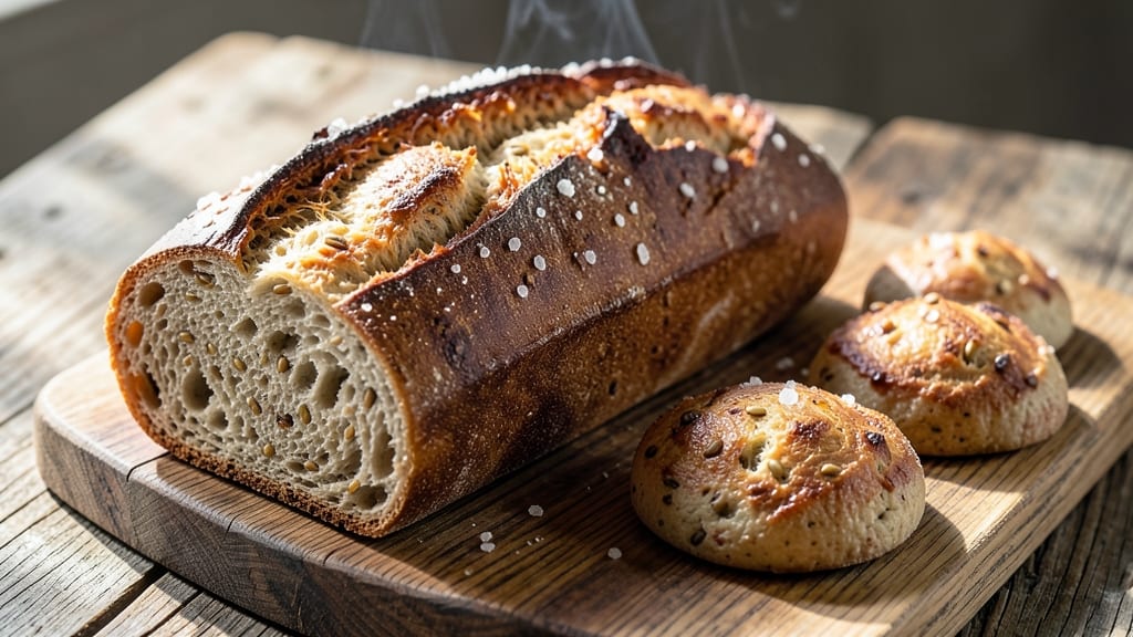 Amazing Grains and Salty Bread Recipe: Crusty Bites With Nutty Depth and Tangy Zing