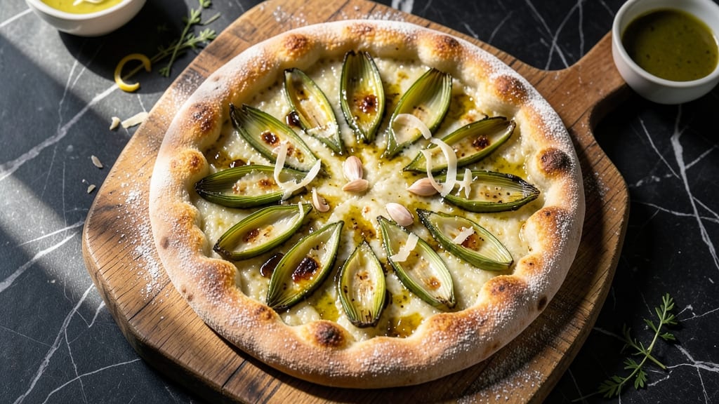 Artichoke Flatbread Pizza Recipe: Crispy Crust With Herby, Tangy Bite