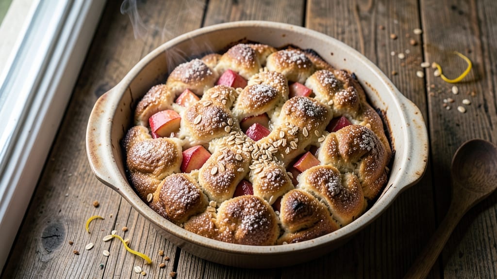 Apple Cobblestone Bread Recipe: Honey-Glazed Apple Streusel Top
