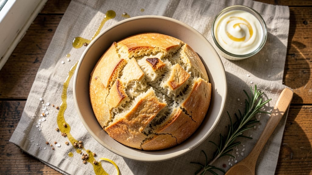 All-Purpose Flour No-Yeast Bread Recipe: Quick-Rise Crusty Loaf Without Waiting